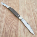 Rough Ryder Stockman Pocket Knife Stainless Steel Blades Brown Micarta Handle