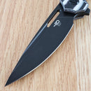Bestech Knives Ornetta Folding Knife 3.63" N690 Steel Blade Carbon Fiber / G10 Handle
