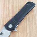Bestech Knives Kendo Folding Knife 3.75" D2 Tool Steel Blade Black G10 Handle