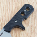 Cold Steel Mini Tac Fixed Knife 3.63" 8Cr13MoV Steel Blade Black Griv-Ex Handle
