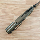 Cold Steel Folding Knife 3.5" black AUS-10A Steel Blade OD Green Griv-Ex Handle