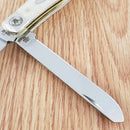 Case XX US Navy Trapper Pocket Knife Stainless Steel Blades Natural Bone Handle 22553