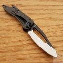 Case XX Harley TecX Framelock Folding Knife 2.5" Stainless Steel Blade Black Stainless Handle 52222