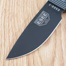 ESEE Model 3 Fixed Knife 3.88" Black Powder Coated 1095HC Steel Blade 3D Machined G10 Handle 3PMB002