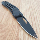 Case XX Tec X Dinero Harley Folding Knife 3" Stainless Blade Black Stainless 52080
