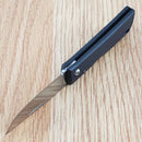 Fallkniven Wolfs Tooth Lockback Folding Knife 2" 3G Steel Blade Black Zytel Handle NU4