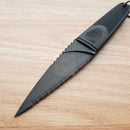 Cold Steel FGX Skean Dhu Fixed Knife 4" Grivory Full Tang Blade Black Rubber Handle 92FSD