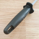 EZE-LAP Sharpener Diamond Coated Steel 7.5" Rod Hi-Impact Black Plastic Handle LG