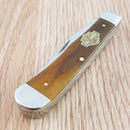 Case XX Harley Trapper Pocket Knife Stainless Steel Blades Smooth Bone Handle 52226