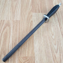 Fallkniven Sharpener 10.75" Ceramic Rod Construction Black Polyamide Handle C10