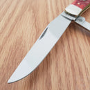 Case XX Trapper Pocket Knife Carbon Steel Blades Dark Red Bone Handle 31957