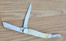 Case XX Patriotic Embellished Pocket Knife Stainless Blades Natural Smooth Bone Handle 64136