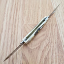 Case XX Cutlery Small Pocket Knife Stainless Steel Blades Genuine Stag Handle 00088