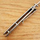 Case XX Tec X Framelock Harley Folding Knife 3.25" Stainless Blade Stainless 52110