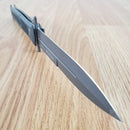 Rough Ryder Folding Knife 5.75" Stainless Steel Blade Green Aluminum Handle