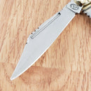 Frost Cutlery Wrangler Pocket Knife Stainless Blades Turquoise/Pearl Handle