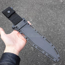 Cold Steel Bowie Fixed Knife 9" Stainless Steel Blade Imitation Stag Handle