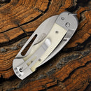 Myerchin Generation 2 Captain Folding Knife 3.25" ProMarine Stainless Blade Bone Handle