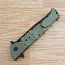 Cold Steel Large Luzon Folding Knife 6" 8Cr13MoV Steel Blade OD Green GFN Handle