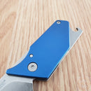 Kershaw PUB Mini Knife 1.75" 8Cr13MoV Steel Blade Blue Aluminum/Stainless Handle