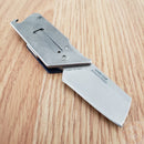 Kershaw PUB Mini Knife 1.75" 8Cr13MoV Steel Blade Blue Aluminum/Stainless Handle