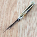 Case XX Cutlery Penaut Pocket Knife Stainless Steel Blades Amber Bone Handle