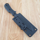 Bastinelli R.E.D. V2 Fixed Knife 4" N690 Steel Full Tang Blade Black G10 Handle