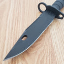 Ontario Combat Fixed Knife 7" Black 420 Steel Blade Black ThermoSynthetic Handle