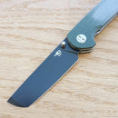 Bestech Knives Sledgehammer Folding Knife 3" D2 Tool Steel Blade Green Micarta Handle