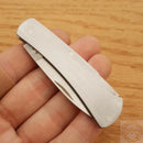 Case XX Executive Lockback Folding Knife Stainless Steel Blade Brushed Handle