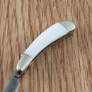Rough Ryder Mini Folding Knife Stainless Razor Blade Mother Of Pearl Handle