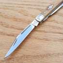 Rough Ryder Doctors Pocket Knife Stainless Blades Tobacco Smooth Bone Handle