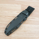 Cold Steel SRK Fixed Knife 6" SK5 Steel Clip Point Blade Black Kray-Ex Handle