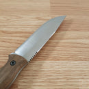 BPS Knives Bushcraft Fixed Knife 5" 5Cr14MoV Steel Full Blade Walnut Handle