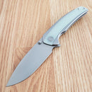 Civivi Teraxe Folding Knife 3.5" Nitro V Steel Blade Stainless/G10 Handle 200362