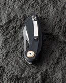 Bestech Knives Bihai Linerlock Folding Knife 2.13" 14C28N Steel Blade Black G10 Handle