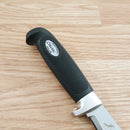 Marttiini Fixed Knife 4.12" 420 Steel Skinner Blade Black Textured Rubber Handle