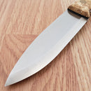 Casstrom No 10 Forest Fixed Knife 4" Sleipner Steel Blade Curly Birch Handle