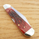 Frost Cutlery Caliber Midlock Folding Knife Stainless Steel Blade Bone Handle