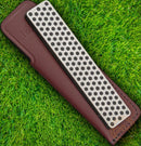DMT Pocket Hone 4.38" x 0.88" Diamond Knife Sharpener Extra Coarse Grit w/Sheath