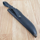 BPS Knives Bushcraft Fixed Knife 5." 1066 Carbon Steel Blade Walnut Wood Handle