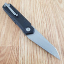 Civivi Ki-V Plus Liner Folding Knife 2.5" Nitro-V Steel Blade Black G10 Handle