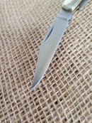 Schrade Old Timer Middleman Pocket Knife Stainless Steel Blades Delrin Handle