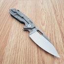 Bestech Knives Shodan Folding Knife 3.88" S35VN Steel Blade Carbon Fiber/Titanium Handle