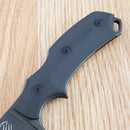 Bastinelli R.E.D. V2 Fixed Knife 4" N690 Steel Full Tang Blade Black G10 Handle