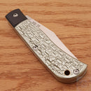 Rough Ryder Folding Knife 3" VG-10 Steel Clip Point Blade Green Hammered Aluminum Handle
