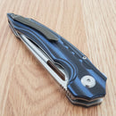 Bestech Knives Ornetta Folding Knife 3.63" N690 Steel Blade Carbon Fiber / G10 Handle