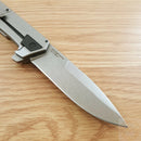 Kershaw Oblivion Folding Knife 3.5" 8Cr13MoV Steel Blade Stainless/GFN Handle