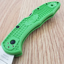 Spyderco Salt 2 Lockback Folding Knife 3" LC200N Tool Steel Blade Green FRN Handle