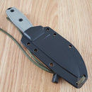 ESEE Model 3 Fixed Knife 3.75" Full Tang 1095HC Steel Blade Black Micarta Handle